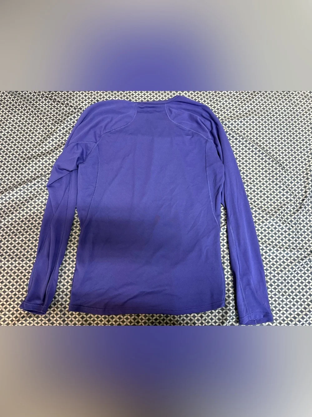 The North Face FlashDry Men’s Blue Long Sleeve Performance Shirt